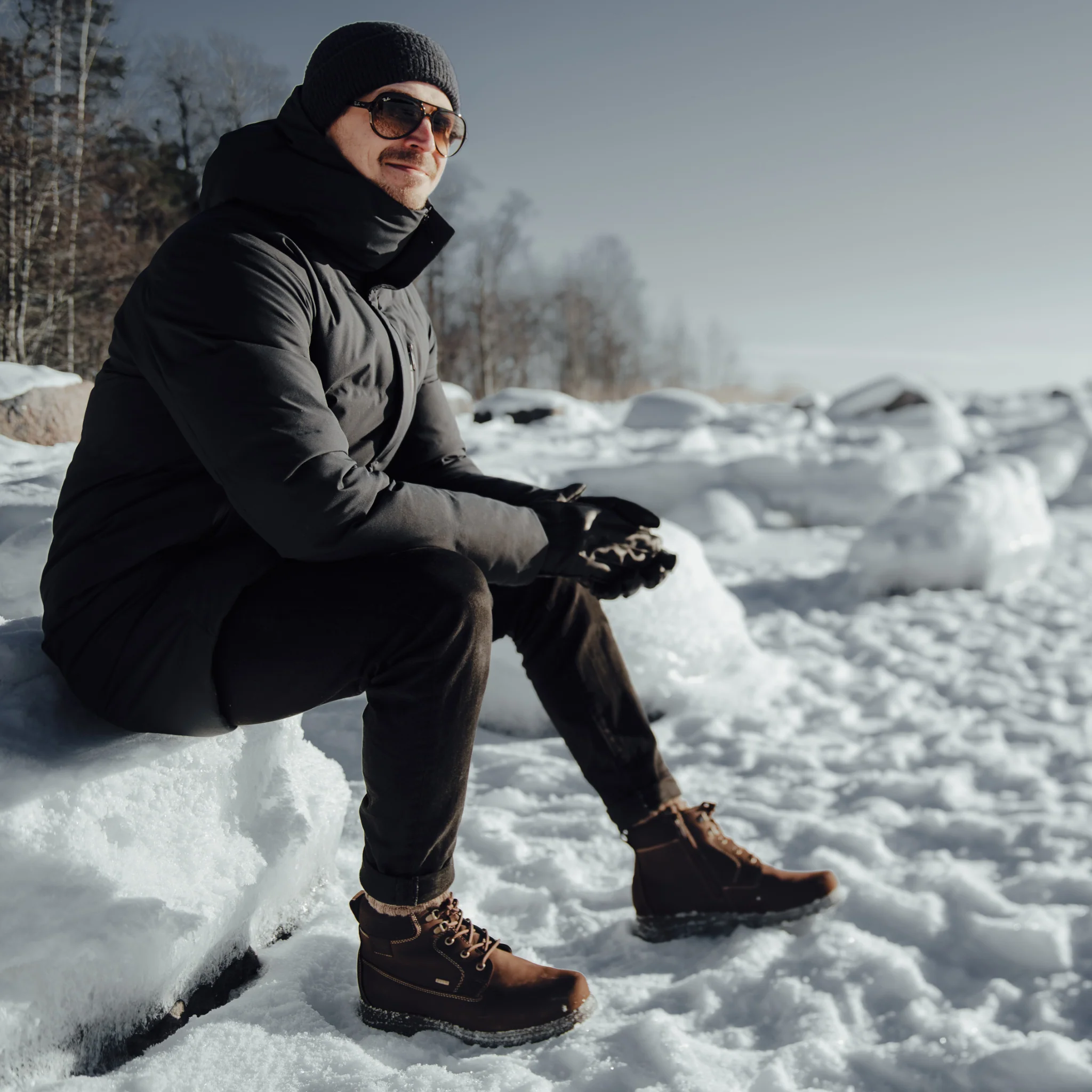 MYRSKY Miesten XW leveälestiset GORE-TEX® nilkkurit - Image 7